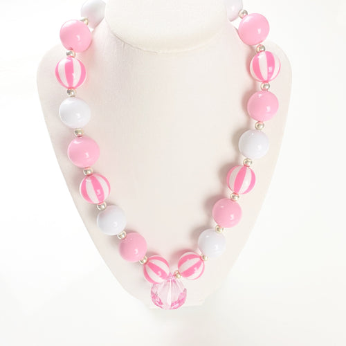 Circus Pink - Bubblegum Necklace -  Fantastic Elastic Company