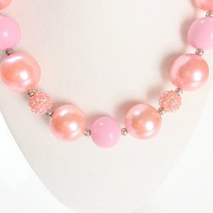 On Wedesdays We Wear Pink - Bubblegum Necklace -  Fantastic Elastic Company
