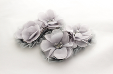 Load image into Gallery viewer, Extra Large Beaded Rhinestone Chiffon Flowers - 1 Flowers -  Fantastic Elastic Company

