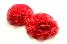 Load image into Gallery viewer, Large Ruffle Flowers - 2 Flower -  Fantastic Elastic Company
