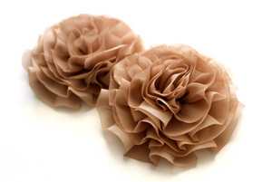 Large Ruffle Flowers - 2 Flower -  Fantastic Elastic Company