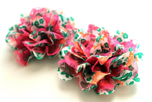 Load image into Gallery viewer, Patterened Large Chiffon Lace Flowers - 2 Flowers -  Fantastic Elastic Company
