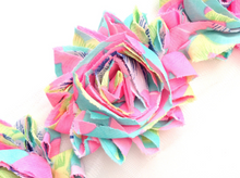 Load image into Gallery viewer, Shabby Rose Flower Trims (Patterns: Florals) - 1/2 Yard -  Fantastic Elastic Company
