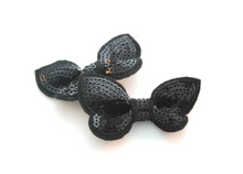 Load image into Gallery viewer, Small Sequin Butterfly Bows - 2 Bows -  Fantastic Elastic Company
