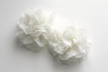 Load image into Gallery viewer, Solid Colors Large Chiffon Lace Flowers - 2 Flowers -  Fantastic Elastic Company
