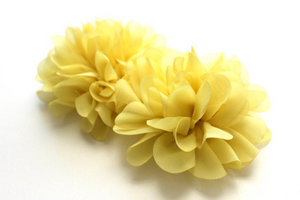 Solid Colors Large Lotus Petal Flowers - 2 Flowers -  Fantastic Elastic Company
