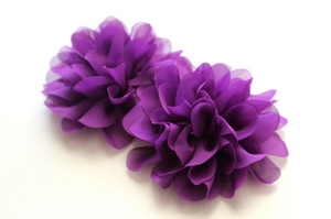 Solid Colors Large Lotus Petal Flowers - 2 Flowers -  Fantastic Elastic Company