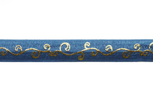 Load image into Gallery viewer, Gold Vines - FOE - Fold Over Elastic -  Fantastic Elastic Company
