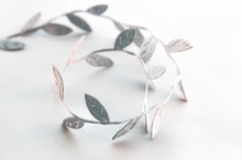 Load image into Gallery viewer, Silver Leaf Ribbon -  Fantastic Elastic Company
