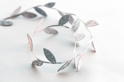 Silver Leaf Ribbon -  Fantastic Elastic Company